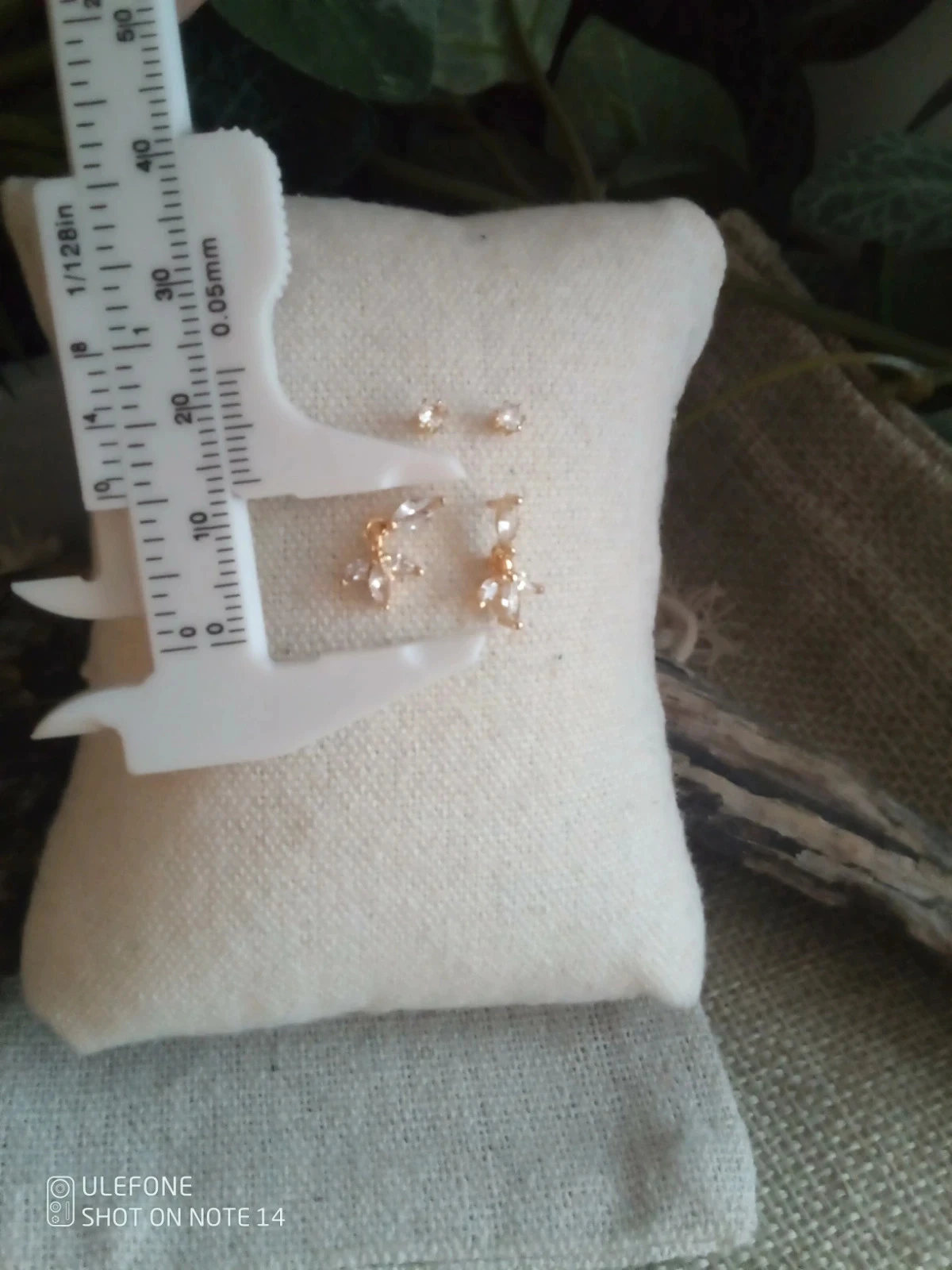Lot de 2 paires de boucles d'oreilles zirconium blanc – photo 2